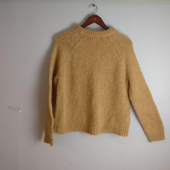 Soft Italian yarn Mohair Wool blend Sweater, Dropped Shoulder Raglan sleeve - Picture 8 of 8